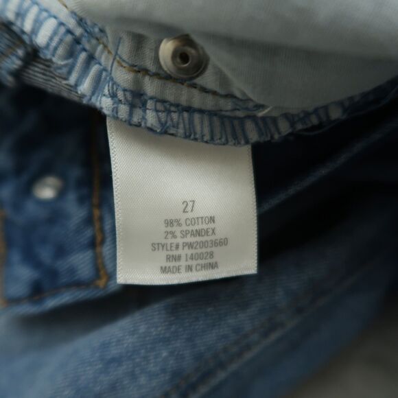 Harper Heritage Jeans Womens Size 27 High-Rise Flare Denim 33" Inseam Distressed - Picture 11 of 16